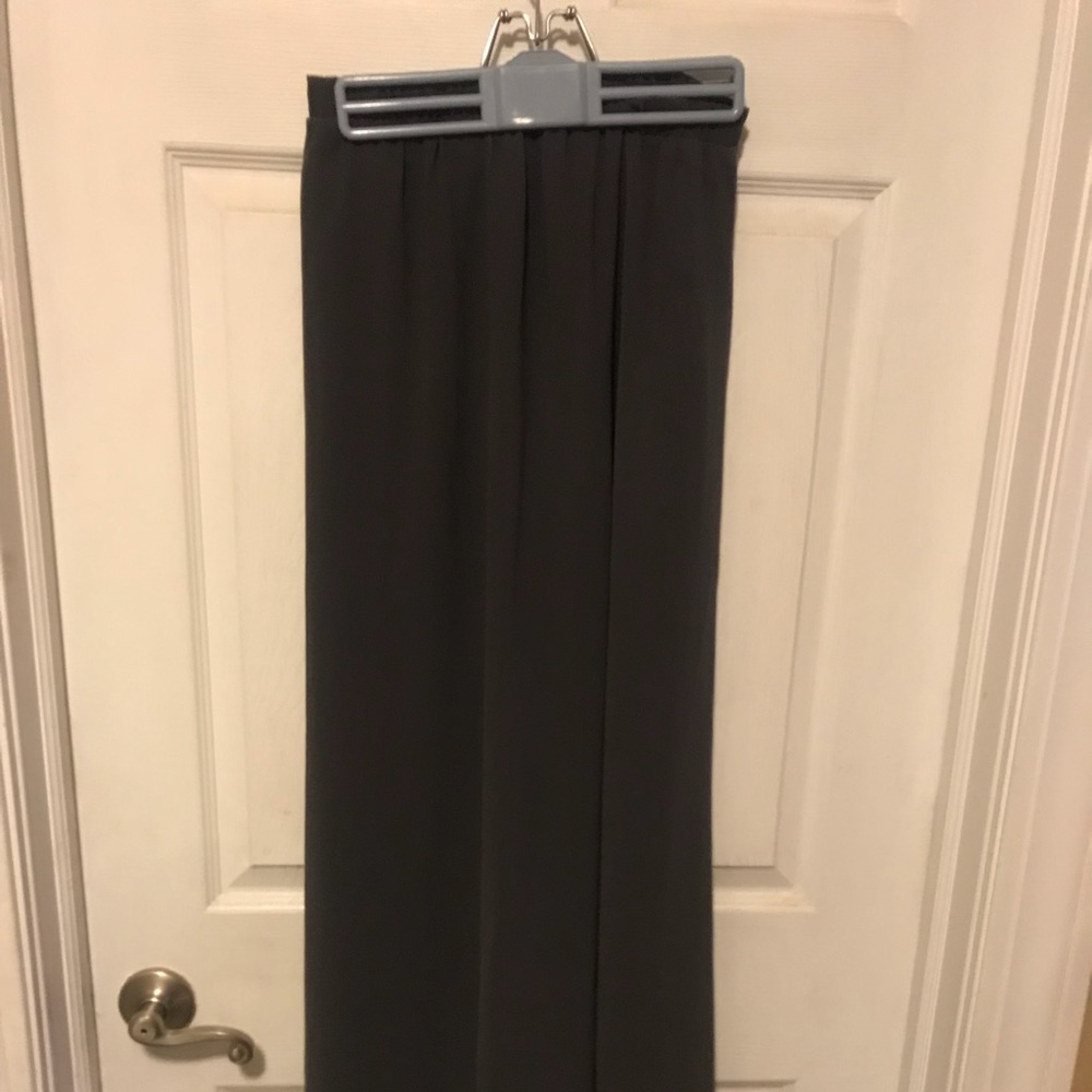 Gray maxi skirt